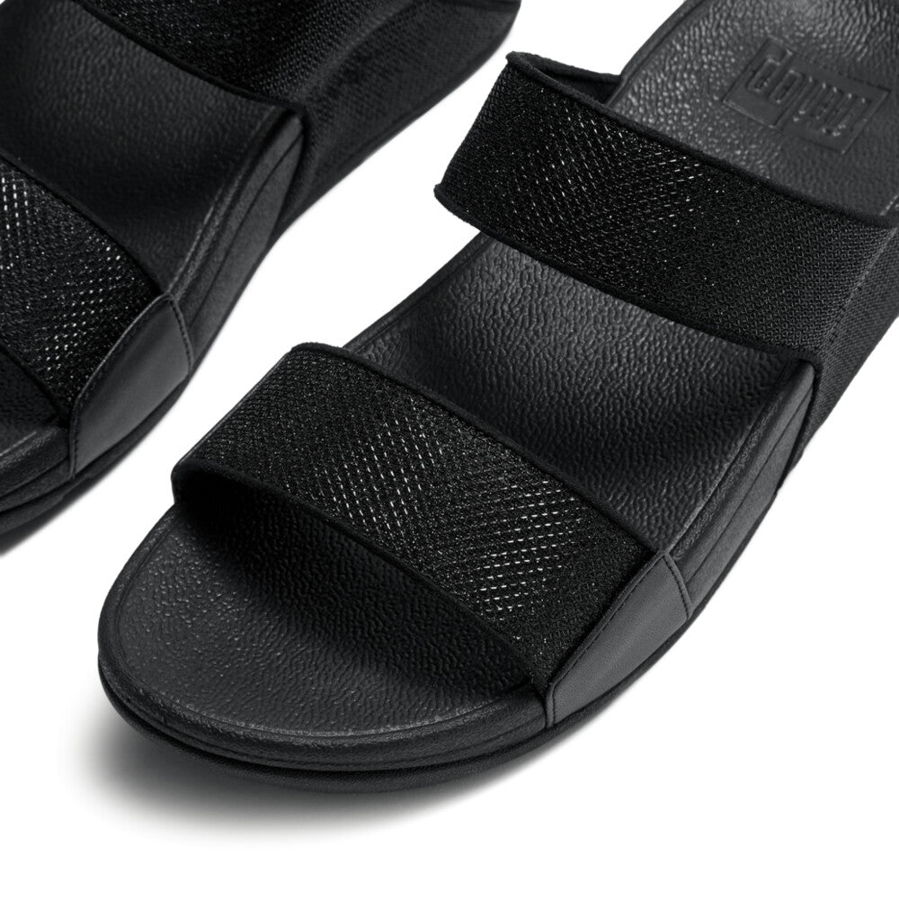 FINO CRYSTAL-CHAIN LEATHER TOE-POST SANDALS｜fitflop(フィット