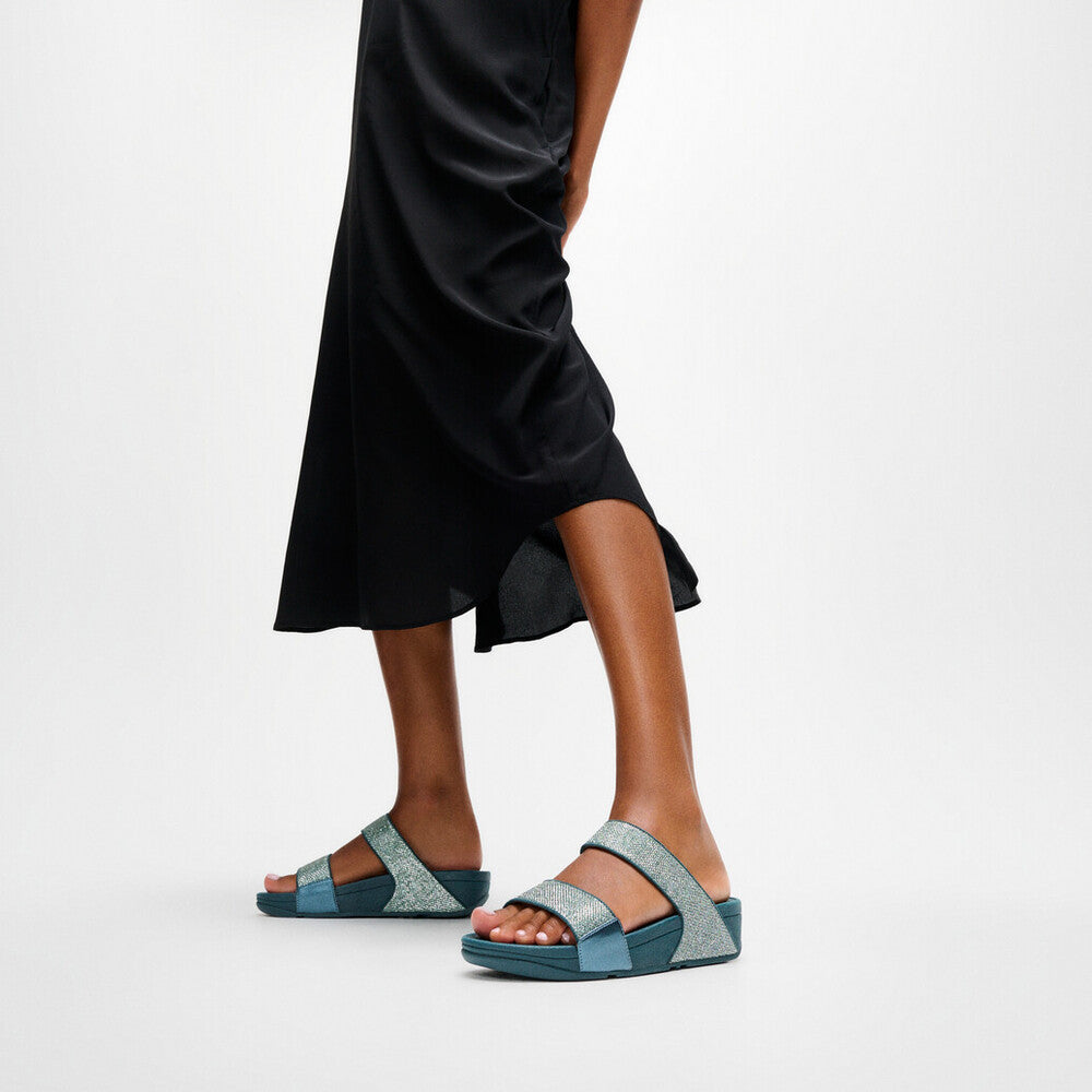 LULU SHIMMERGLITZ SLIDES｜fitflop(フィットフロップ)公式