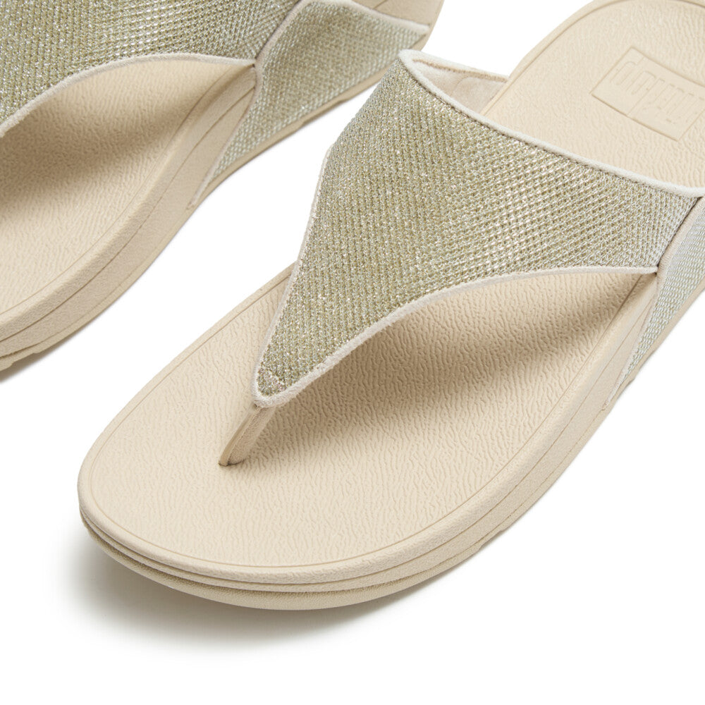 LULU CRYSTAL-MIX METALLIC CROSS SLIDES｜fitflop(フィットフロップ)公式