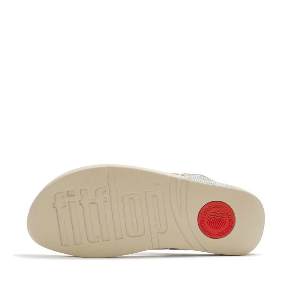 GRACIE JEWEL-DELUXE METALLIC-LEATHER FLIP-FLOPS｜fitflop(フィット