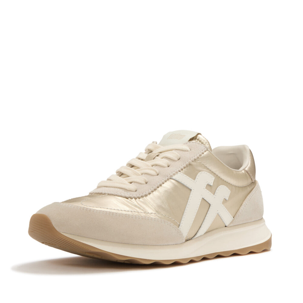 RETRO-Q FF METALLIC-FABRIC/SUEDE SNEAKERS｜fitflop(フィット