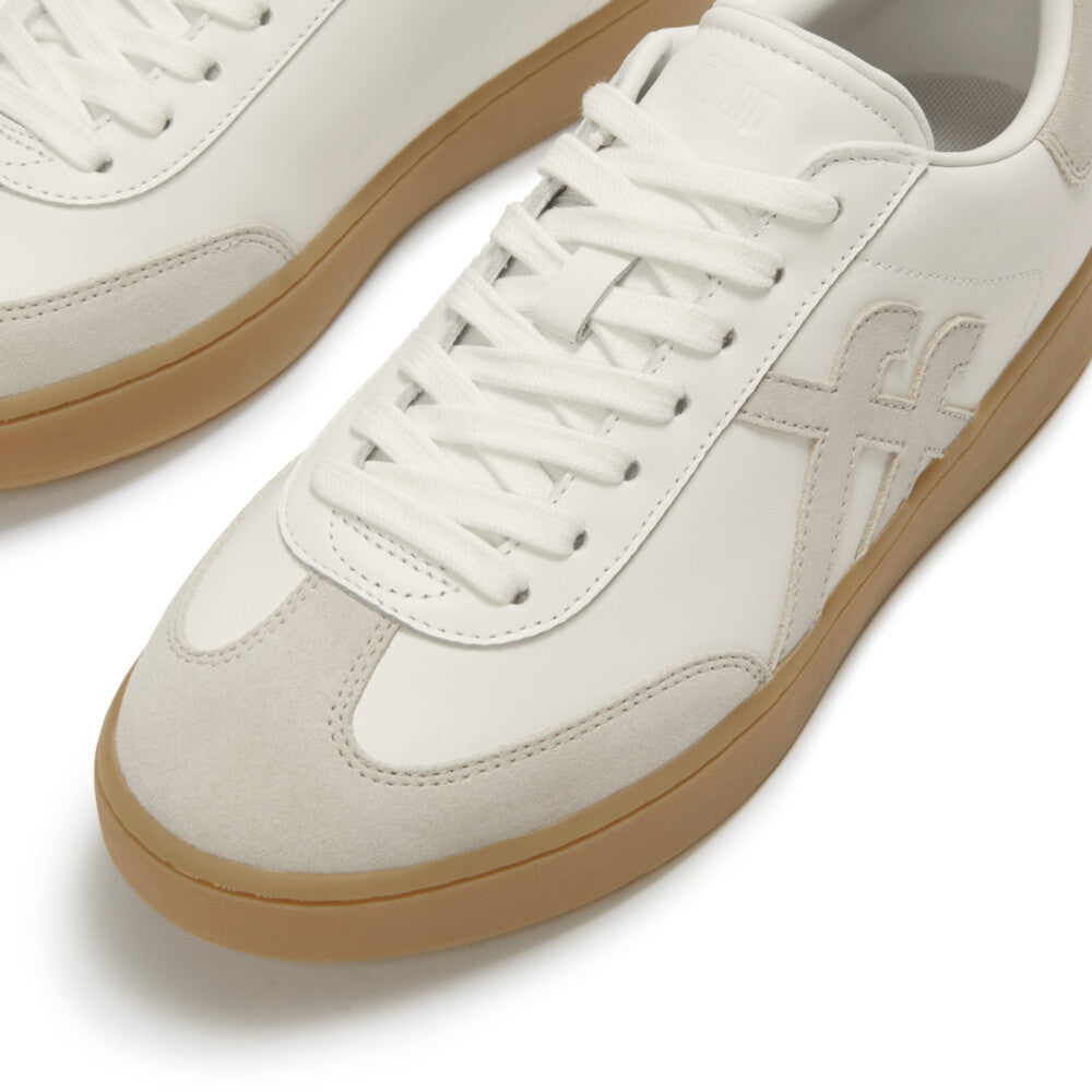 THE DASH T-TOE LEATHER/SUEDE SNEAKERS｜fitflop(フィットフロップ