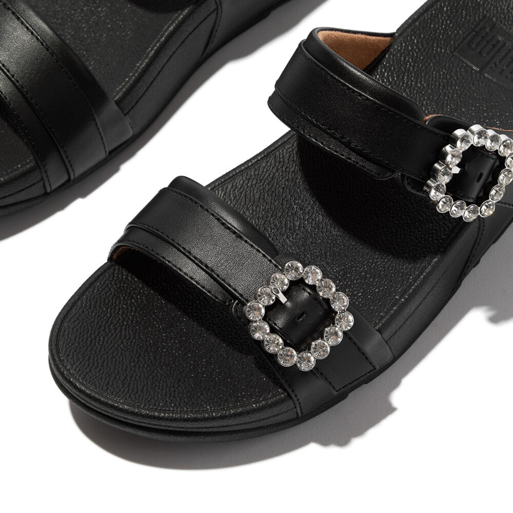 WYLDER ジップ フロント レザーアンクルブーツ｜fitflop(フィット