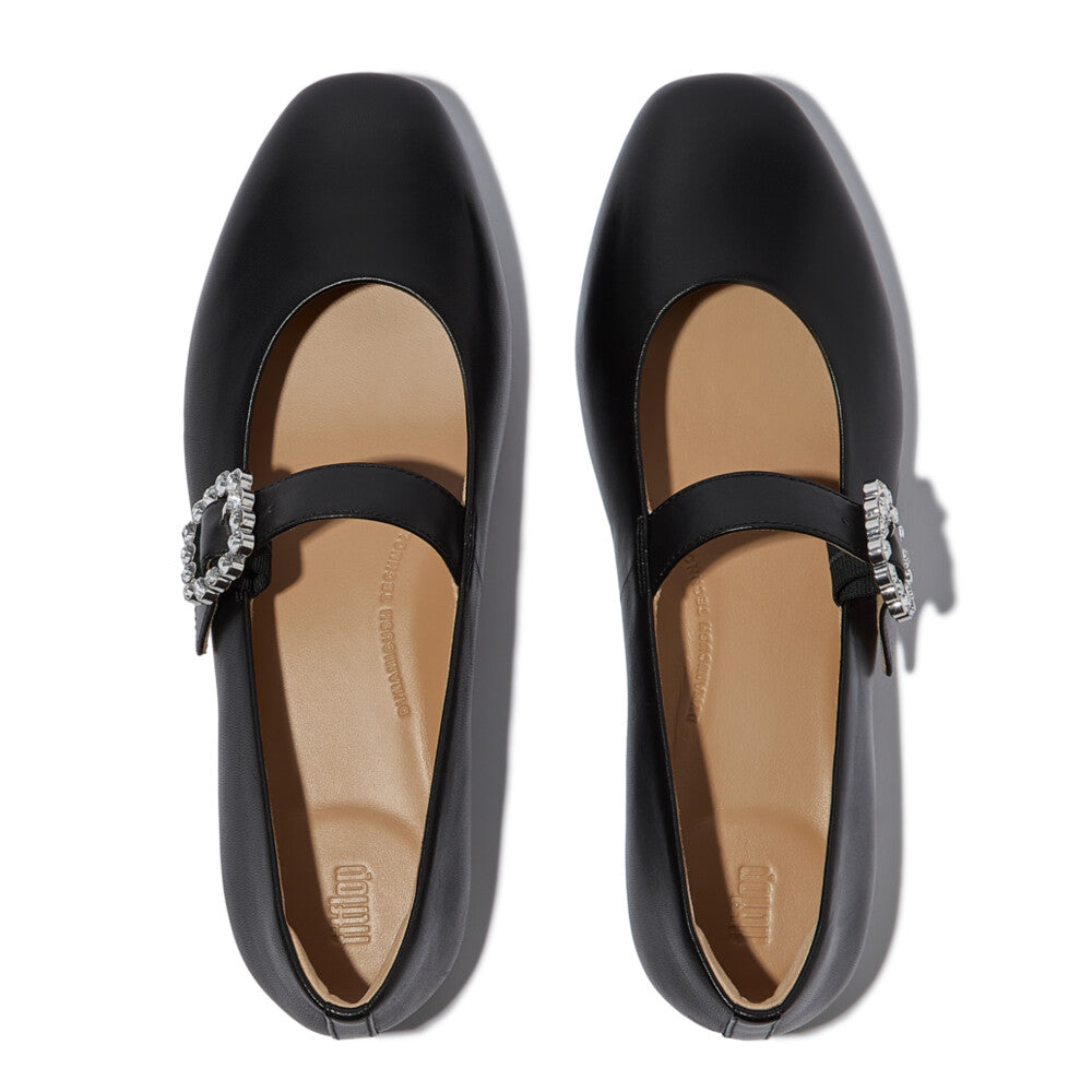 ALLEGRO フリンジ バックル レザーローファー｜fitflop(フィット