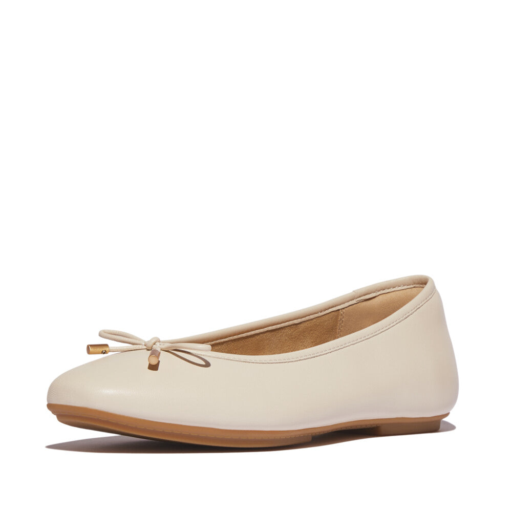 【25SS NEW】BALLY_women / B-Bow レザー フラットパンプス 25SS NEW】BALLY_women / B-Bow レザー フラットパンプス