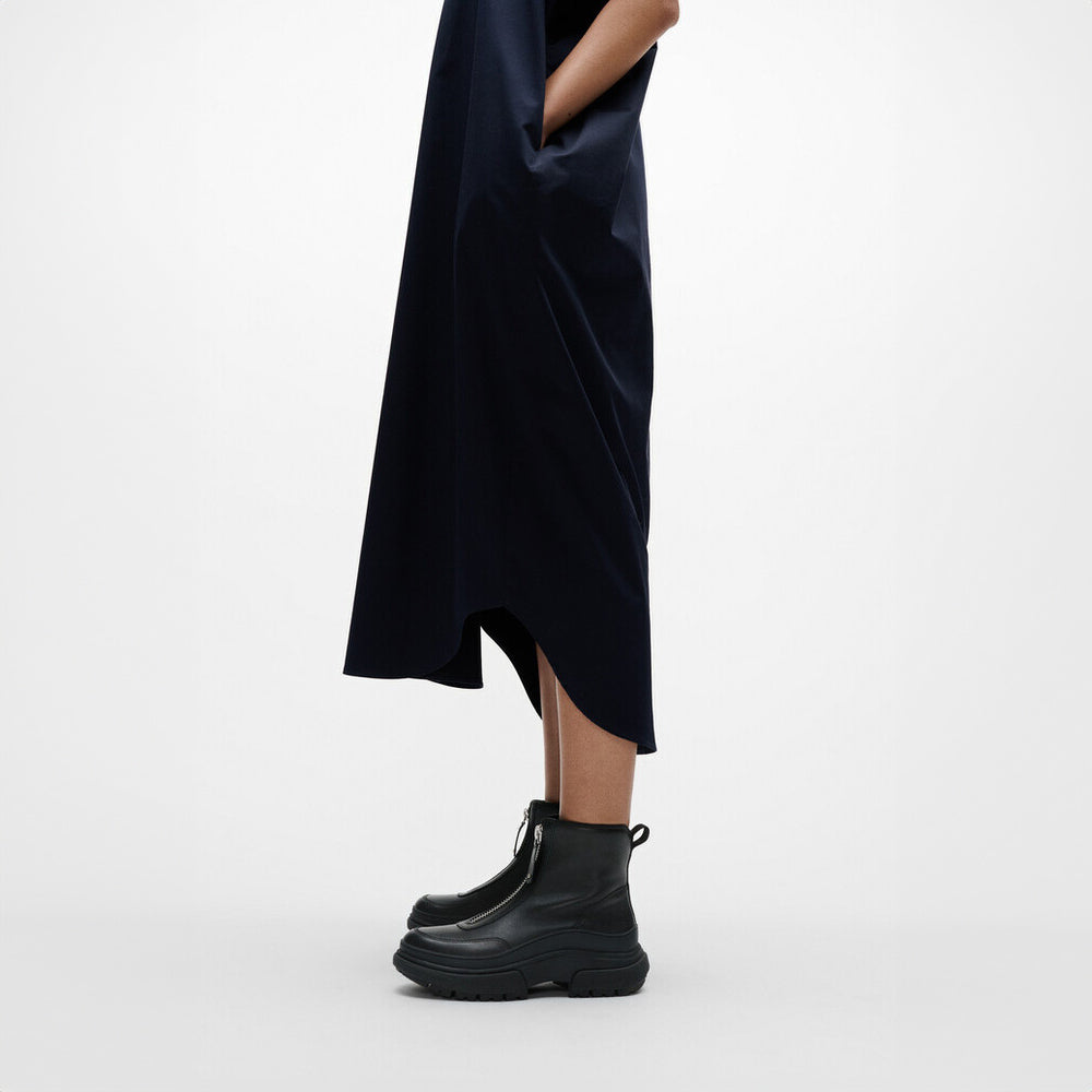 確保済☆THE ROW 偽物☆レザージッパーアンクルブーツ Zipped