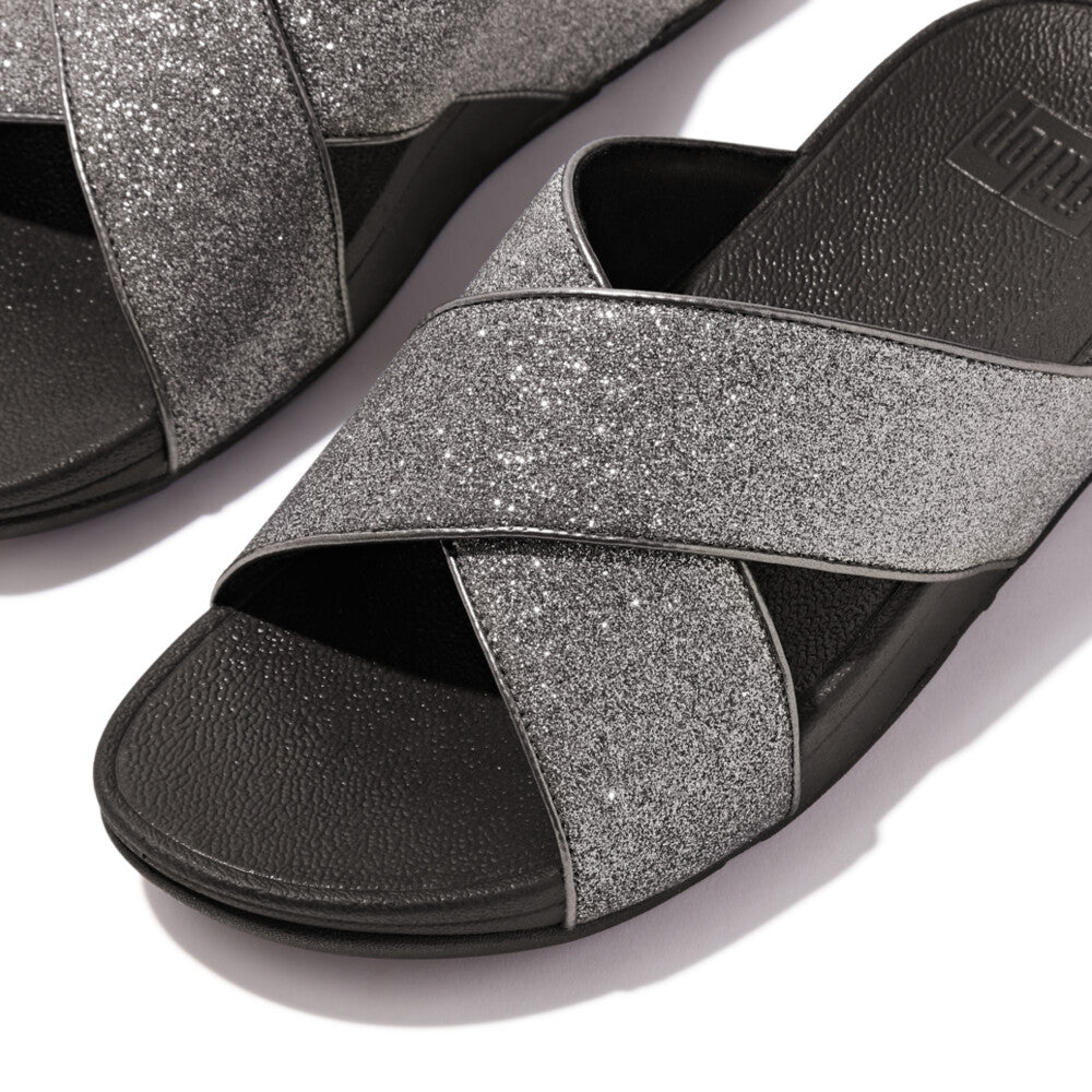 fitflop チェーンデザイン厚底サンダル FINO CRYSTAL-CHAIN LEATHER TOE-POST SANDALS｜fitflop(フィット