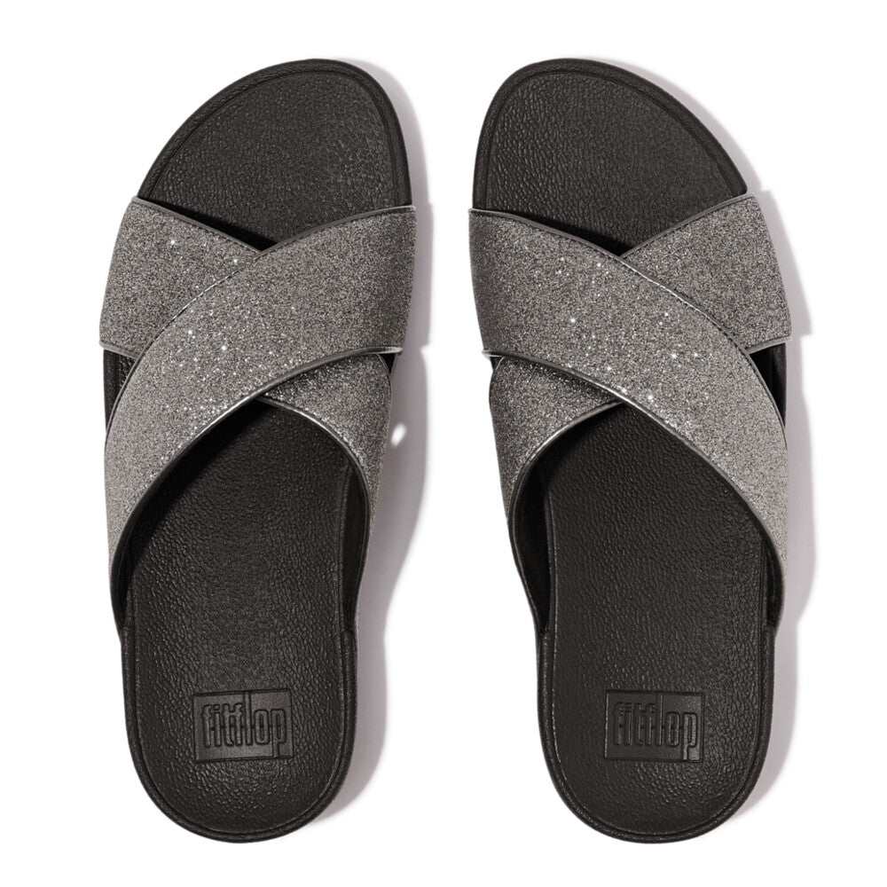 FINO CRYSTAL-CHAIN LEATHER TOE-POST SANDALS｜fitflop(フィット
