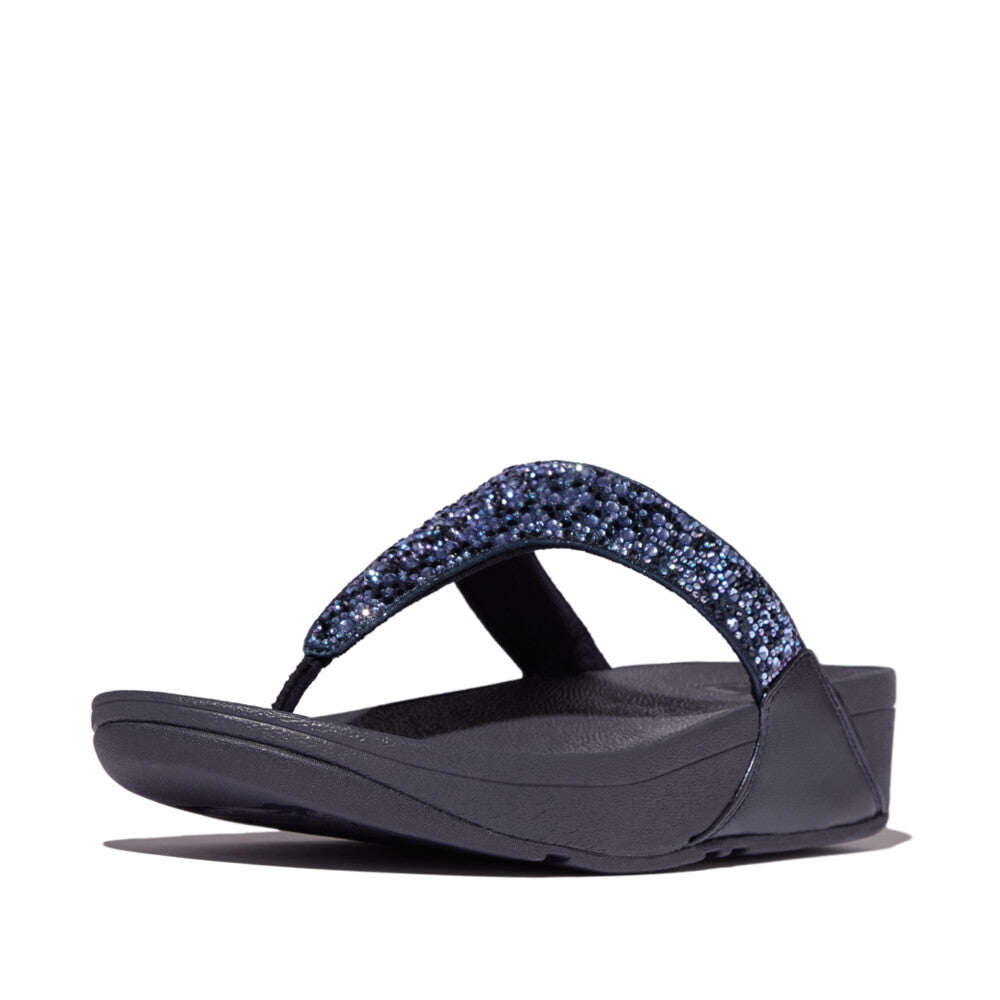 fitflop サンダル FitFlop サンダル LULU CRYSTAL-MIX METALLIC CROSS SLIDES