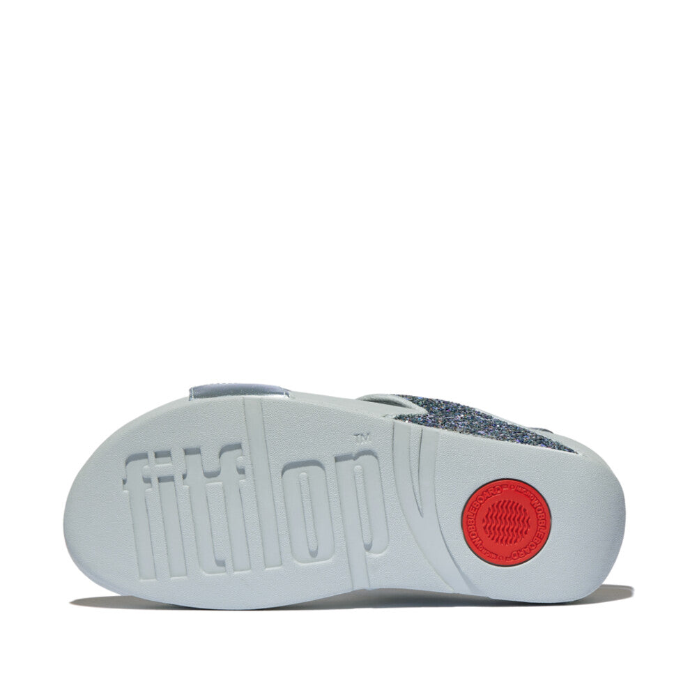 LULU MULTI-TONAL GLITTER BACK-STRAP SANDALS｜fitflop
