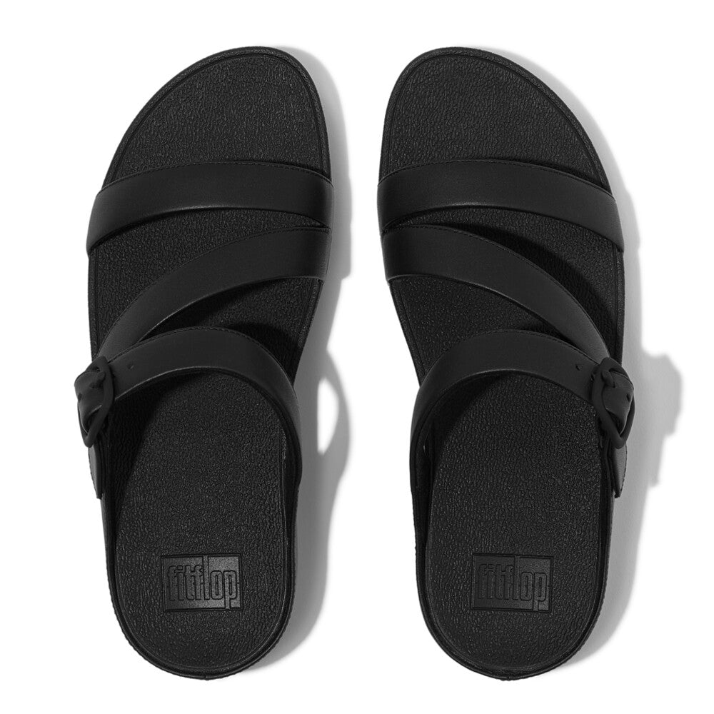 F-MODE レザーフラットフォームジップアンクルブーツ｜fitflop