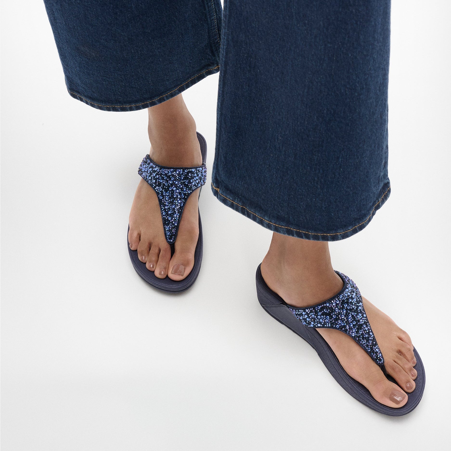 LULU CRYSTAL-MIX TOE-POST SANDALS｜fitflop(フィットフロップ)公式