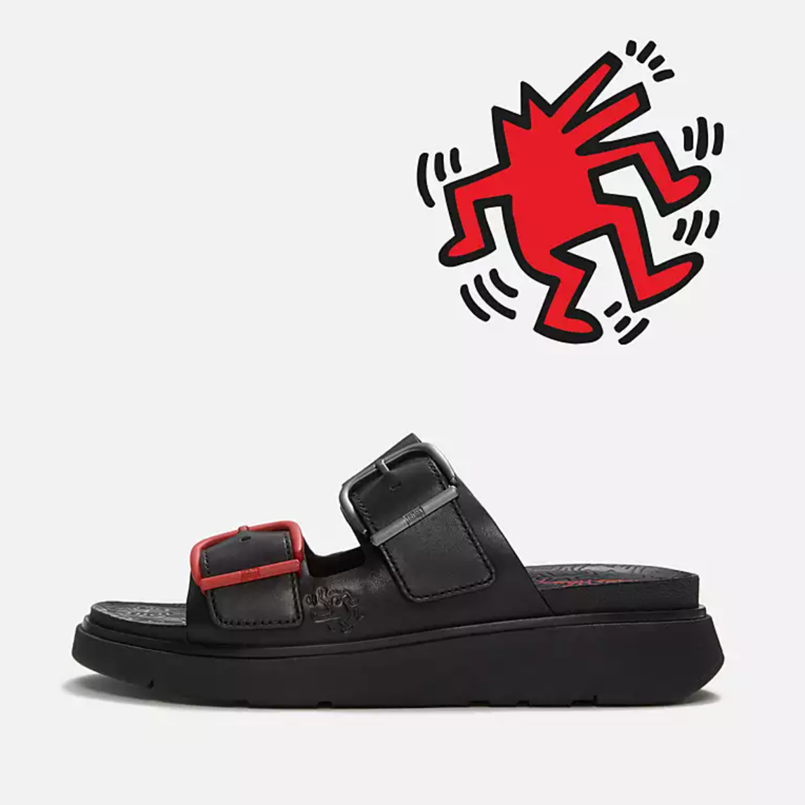 F-LUMA ボックス-レザーデミウェッジペニーローファー|fitflo F-LUMA ボックス-レザーデミウェッジペニーローファー|fitflo