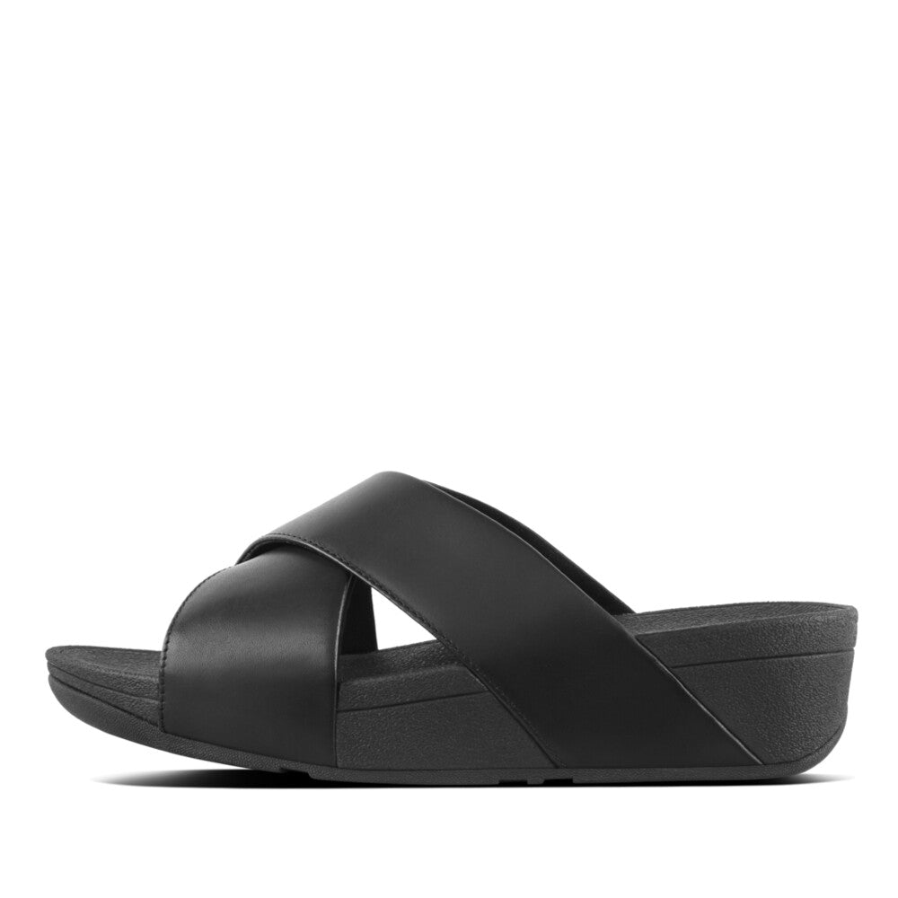LULU ルル クロス スライド サンダル - レザー – fitflop