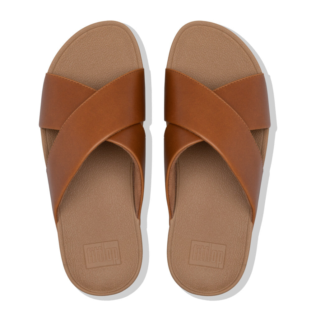 LULU ルル クロス スライド サンダル - レザー – fitflop